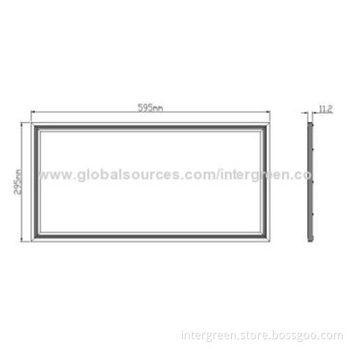 24W 300*600mm LED Panel Light with CE, RoHS, FCC Marks